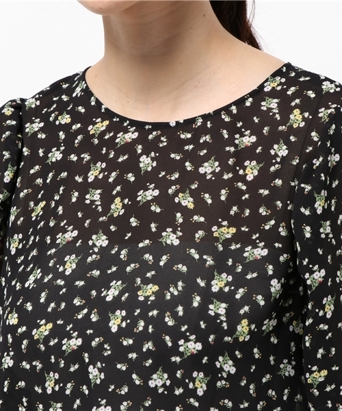 Banner Barrett（バナーバレット）の「デイジープリントブラウス（シャツ/ブラウス・レディース・ホワイト/ブラック・38）」の6枚目の写真