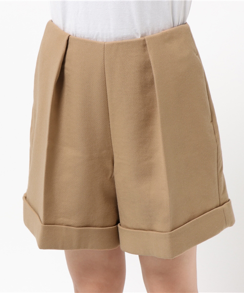 SACRA（サクラ）の「【SACRA】ダブルクロスショートパンツ（その他パンツ・レディース・ベージュ/ネイビー・36）」の7枚目の写真