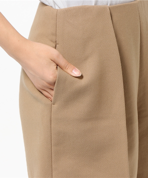 SACRA（サクラ）の「【SACRA】ダブルクロスショートパンツ（その他パンツ・レディース・ベージュ/ネイビー・36）」の9枚目の写真