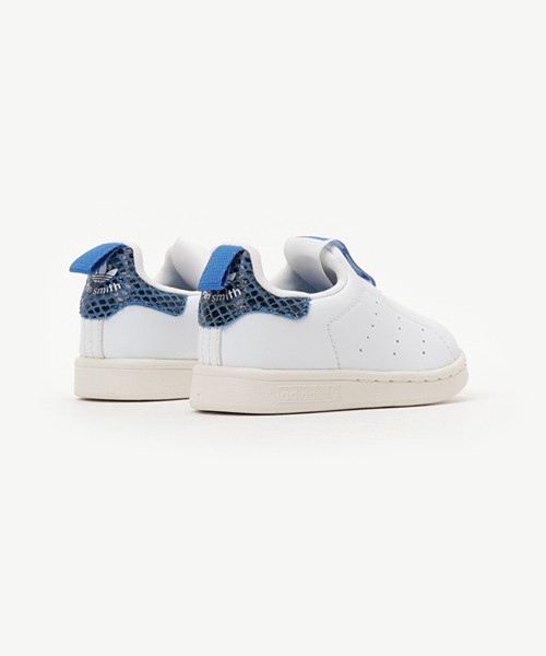 adidas（アディダス）の「オリジナルス スタンスミス [STAN SMITH 360 I]（スニーカー・キッズ・ホワイト×ブルー/ホワイト×ピンク/ホワイト×グリーン・13cm/14cm/15cm/16cm/11cm/12cm/14.5cm/13.0cm/15.0cm/14.0cm/13.5cm/15.5cm/16.0cm/16.5cm）」の6枚目の写真