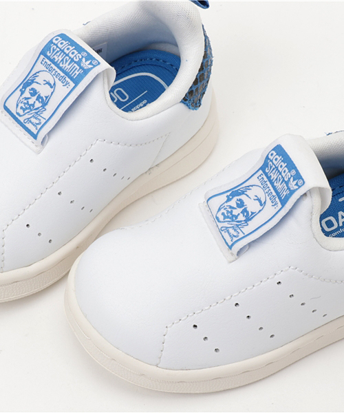 adidas（アディダス）の「オリジナルス スタンスミス [STAN SMITH 360 I]（スニーカー・キッズ・ホワイト×ブルー/ホワイト×ピンク/ホワイト×グリーン・13cm/14cm/15cm/16cm/11cm/12cm/14.5cm/13.0cm/15.0cm/14.0cm/13.5cm/15.5cm/16.0cm/16.5cm）」の8枚目の写真