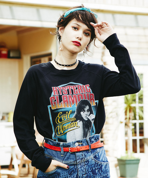 HYSTERIC GLAMOUR（ヒステリックグラマー）の「EVIL WOMAN pt T-SH（T