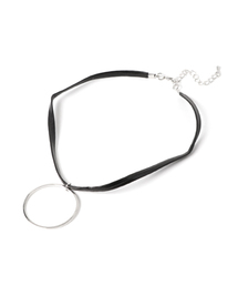 VENCEEXCHANGE | ＊コード丸パーツ&合皮チョーカー            (チョーカー)