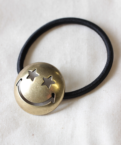 ANCHOR（アンカー）の「ヘアゴム スターフェイス（ヘアゴム・メンズ・アンティークシルバー/アンティークゴールド・FREE）」の2枚目の写真