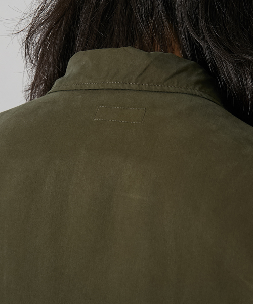 AMERICAN RAG CIE（アメリカンラグシー）の「テンセル 長袖ファティーグシャツ（シャツ/ブラウス・メンズ・オリーブ・2/1/3）」の10枚目の写真