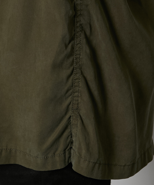 AMERICAN RAG CIE（アメリカンラグシー）の「テンセル 長袖ファティーグシャツ（シャツ/ブラウス・メンズ・オリーブ・2/1/3）」の7枚目の写真