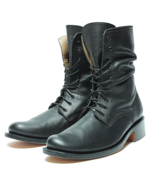 CAMINANDO（カミナンド）の「Wrinkle boots（ブーツ・メンズ・ブラック/ブラウン/ベージュ・8/8.5/9）」の2枚目の写真