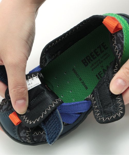 BREEZE（ブリーズ）の「IFME トドラーサンダル（サンダル・キッズ・レッド/ブラック/カーキ・21/20/17/18/16/19）」の7枚目の写真