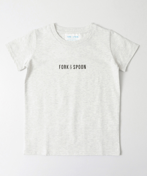 URBAN RESEARCH DOORS（アーバンリサーチドアーズ）の「FORK＆SPOON FORK＆SPOON Tee（Tシャツ/カットソー・キッズ・グレー/ホワイト・90/105/135/120）」の2枚目の写真