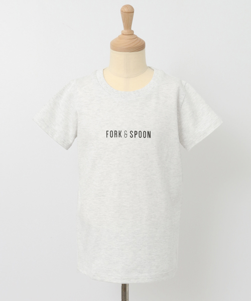 URBAN RESEARCH DOORS（アーバンリサーチドアーズ）の「FORK＆SPOON FORK＆SPOON Tee（Tシャツ/カットソー・キッズ・グレー/ホワイト・90/105/135/120）」の9枚目の写真