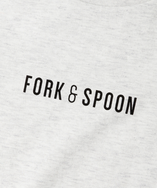 URBAN RESEARCH DOORS（アーバンリサーチドアーズ）の「FORK＆SPOON FORK＆SPOON Tee（Tシャツ/カットソー・キッズ・グレー/ホワイト・90/105/135/120）」の4枚目の写真
