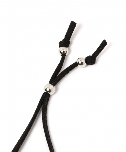 GLOBAL WORK（グローバルワーク）の「フェイクレザーコードネックレス２/768420（ネックレス・メンズ・オレンジ/ベージュ/ブラック・FREE）」の5枚目の写真