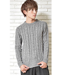 MinoriTY | ケーブルクルーネックニット(ニット/セーター)