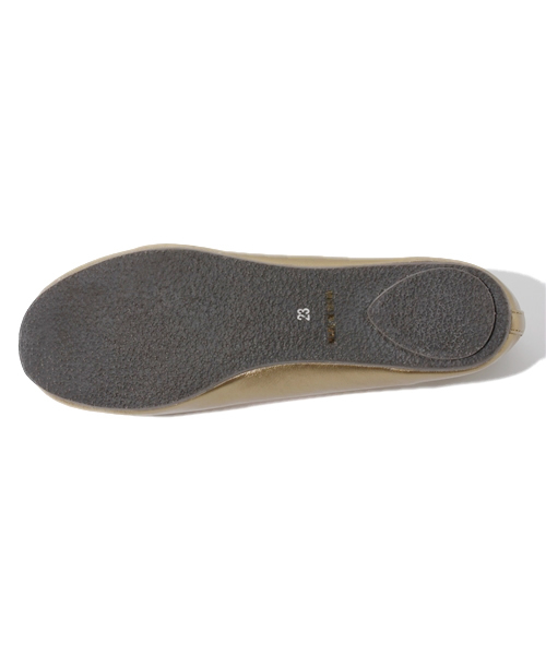 Boisson Chocolat（ボワソンショコラ）の「ボワソン ショコラ/B バレリーナ ﾌﾗｯﾄｼｭｰｽﾞ（バレエシューズ・レディース・ゴールド/ブラック/グレー/ベージュ・23.5cm/24cm/24.5cm/22cm/22.5cm/23cm/25cm）」の6枚目の写真