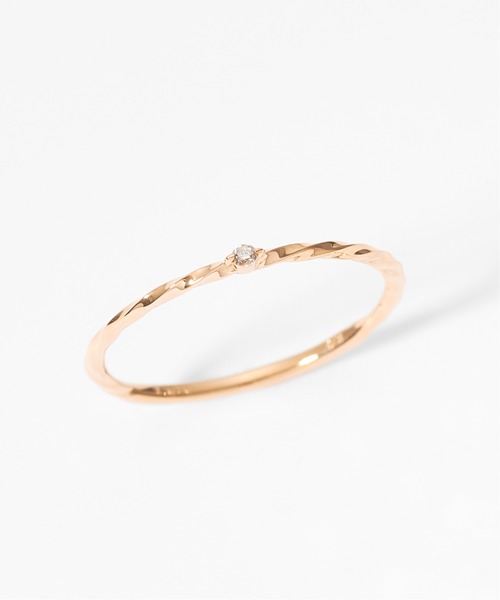 Jewel closet by L&Co.(ジュエルクローゼットバイエルアンドコー)の「K10 ツイストダイヤモンドリング(リング・レディース・ゴールド/ピンクゴールド・11号/9号/13号)」の18枚目の写真
