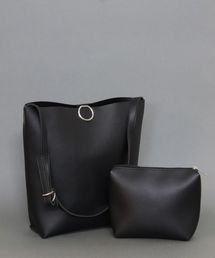 florist | シンプルカットオフショルダーバッグ＆ポーチセット(ショルダーバッグ)