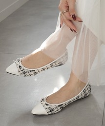 バレエシューズ（ホワイト/白色系）ファッション通販 - ZOZOTOWN