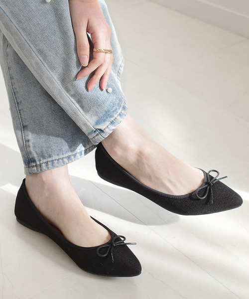 AmiAmi（アミアミ）の「【まいにちバレエ】ポインテッドトゥバレエシューズ/バレエコア（バレエシューズ・レディース・シルバー/ベージュ系その他2/パープル系その他/ベージュ系その他/パイソン/ブラック系その他/レオパード/グリーン系その他/ブラック/マスタード/ブルー系その他/パープル/レッド/グレー/ワイン/グレー系その他/ネイビー/オレンジ/ブラック系その他2/ブラック系その他3/ブラック系その他4/コーラル/グレイッシュブルー/グレイッシュベージュ/ピンクベージュ/シルバー系その他/レッド系その他/ホワイト×シルバー/ホワイト/ライトグレー/チェック/ブラック系その他5/レモンイエロー/ブルー系その他2/ブラウン/カーキ/ラベンダー/アイボリー/ベージュ系その他3/ナチュラル/ブラック×ホワイト/ブラック系その他6/キャメル/イエロー×グリーン/ベージュ系その他4/サンドベージュ/グレー系その他2/ベージュ系その他5/ホワイト×ブラック/ライトオリーブ/ベージュ系その他6/ゴールド/ブラック×シルバー/ホワイト系その他/ブラック系その他7/レッド系その他2/ホワイト系その他2/シルバー系その他2/その他/その他1/その他2・35/38/39/37/40/36）」の15枚目の写真