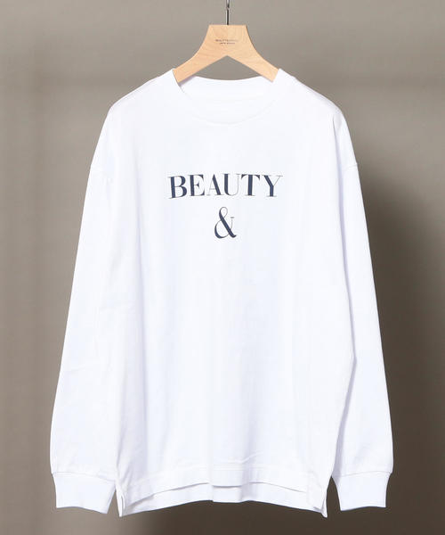 BEAUTY&YOUTH UNITED ARROWS（ビューティーアンドユースユナイテッドアローズ）の「BY B&Y ロングスリーブ Tシャツ（Tシャツ/カットソー・メンズ・ホワイト/ブラック/グレー・SMALL/MEDIUM/X-LARGE/LARGE）」の2枚目の写真