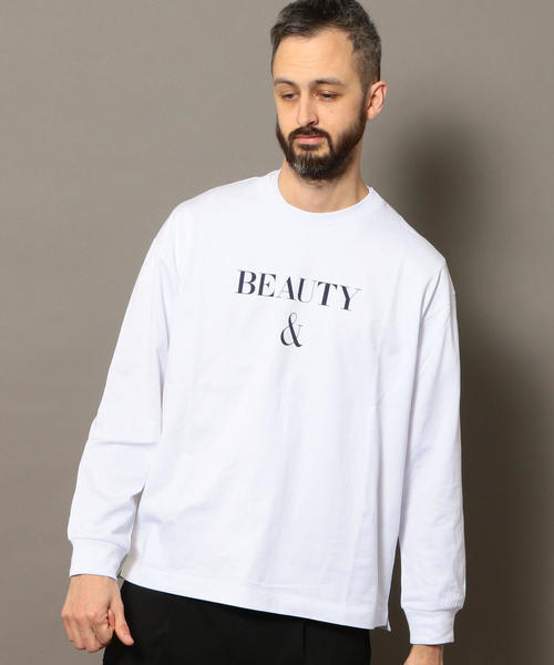 BEAUTY&YOUTH UNITED ARROWS（ビューティーアンドユースユナイテッドアローズ）の「BY B&Y ロングスリーブ Tシャツ（Tシャツ/カットソー・メンズ・ホワイト/ブラック/グレー・SMALL/MEDIUM/X-LARGE/LARGE）」の4枚目の写真