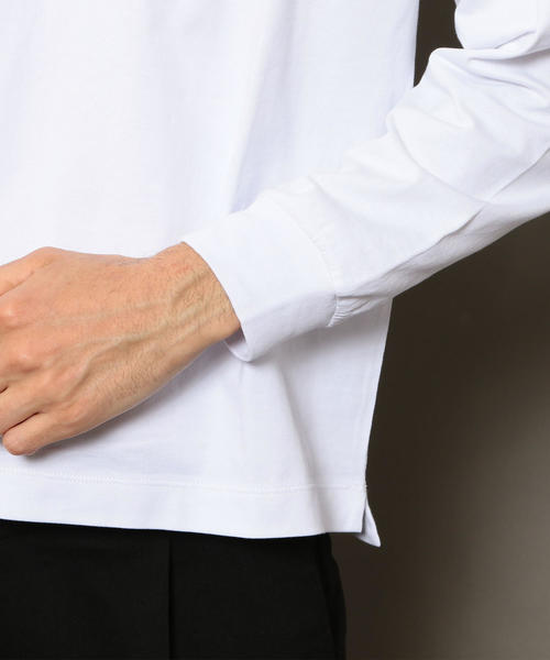 BEAUTY&YOUTH UNITED ARROWS（ビューティーアンドユースユナイテッドアローズ）の「BY B&Y ロングスリーブ Tシャツ（Tシャツ/カットソー・メンズ・ホワイト/ブラック/グレー・SMALL/MEDIUM/X-LARGE/LARGE）」の14枚目の写真