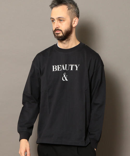 BEAUTY&YOUTH UNITED ARROWS（ビューティーアンドユースユナイテッドアローズ）の「BY B&Y ロングスリーブ Tシャツ（Tシャツ/カットソー・メンズ・ホワイト/ブラック/グレー・SMALL/MEDIUM/X-LARGE/LARGE）」の7枚目の写真