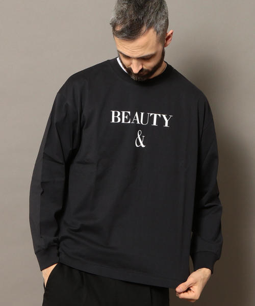 BEAUTY&YOUTH UNITED ARROWS（ビューティーアンドユースユナイテッドアローズ）の「BY B&Y ロングスリーブ Tシャツ（Tシャツ/カットソー・メンズ・ホワイト/ブラック/グレー・SMALL/MEDIUM/X-LARGE/LARGE）」の8枚目の写真