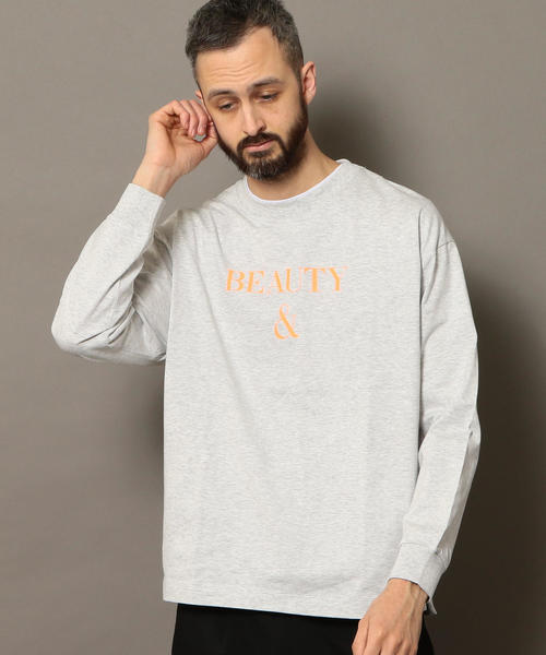 BEAUTY&YOUTH UNITED ARROWS（ビューティーアンドユースユナイテッドアローズ）の「BY B&Y ロングスリーブ Tシャツ（Tシャツ/カットソー・メンズ・ホワイト/ブラック/グレー・SMALL/MEDIUM/X-LARGE/LARGE）」の10枚目の写真