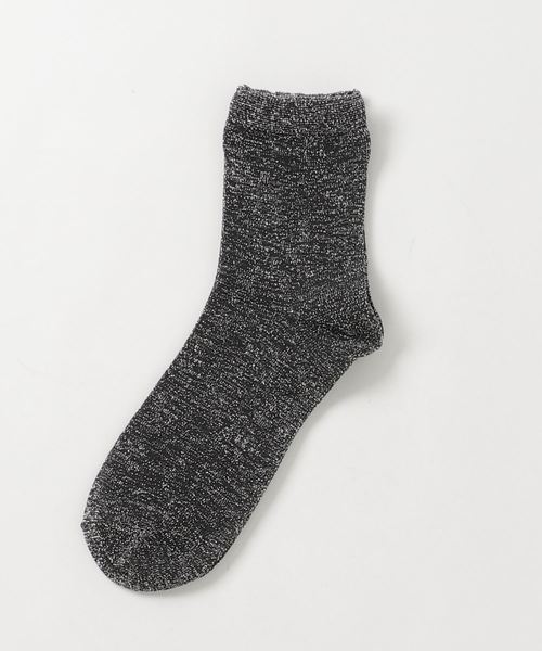 WEGO（ウィゴー）の「WEGO/ラメソックス（ソックス/靴下・レディース・ブラック/パープル/オレンジ/ライトピンク/ゴールド/ホワイト/その他1/ブラック系その他/シルバー/ライム/グリーン系その他・FREE）」の3枚目の写真