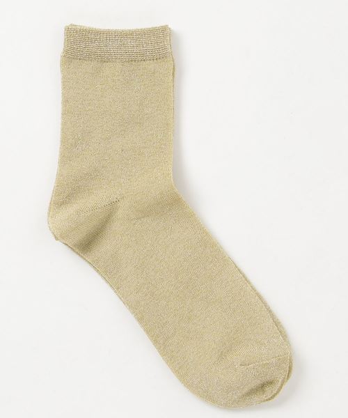 WEGO（ウィゴー）の「WEGO/ラメソックス（ソックス/靴下・レディース・ブラック/パープル/オレンジ/ライトピンク/ゴールド/ホワイト/その他1/ブラック系その他/シルバー/ライム/グリーン系その他・FREE）」の10枚目の写真