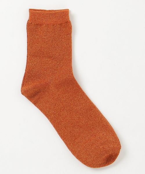 WEGO（ウィゴー）の「WEGO/ラメソックス（ソックス/靴下・レディース・ブラック/パープル/オレンジ/ライトピンク/ゴールド/ホワイト/その他1/ブラック系その他/シルバー/ライム/グリーン系その他・FREE）」の8枚目の写真