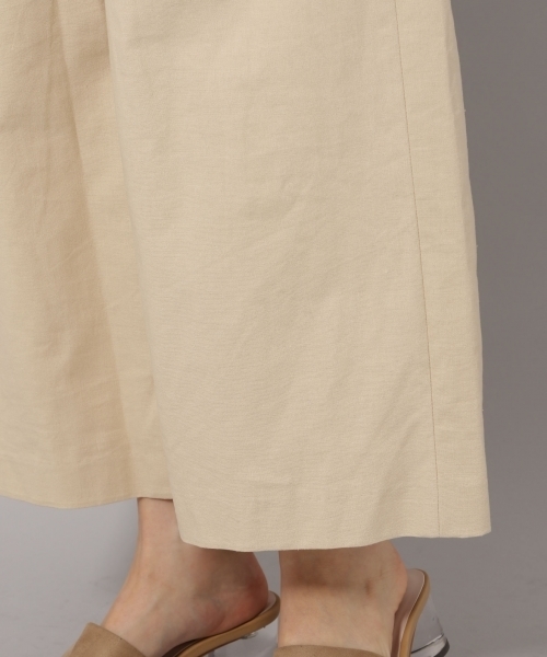 Andemiu（アンデミュウ）の「ムジガラワイドパンツ801077（その他パンツ・レディース・ベージュ/オフホワイト/アイボリー/グリーン・MEDIUM/SMALL）」の16枚目の写真