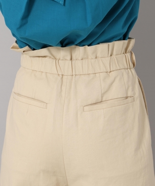 Andemiu（アンデミュウ）の「ムジガラワイドパンツ801077（その他パンツ・レディース・ベージュ/オフホワイト/アイボリー/グリーン・MEDIUM/SMALL）」の18枚目の写真