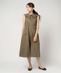 MERLOT | コットンセーラーカラーノースリーブワンピース7600(ワンピース)