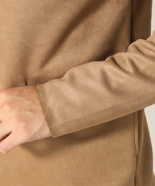 EDIFICE(エディフィス)の「F.スウェードダンボールラップカーデ(カーディガン/ボレロ・メンズ・チャコールグレー/ブラック/ベージュ/ネイビー・SMALL/MEDIUM/LARGE)」の20枚目の写真