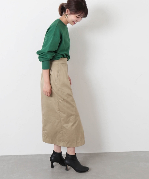 journal standard L'essage（ジャーナルスタンダードレサージュ）の「otonaMUSE*ウラケドルマンクルー◆（スウェット・レディース・ブラック/グリーン/ボルドー・FREE）」の11枚目の写真