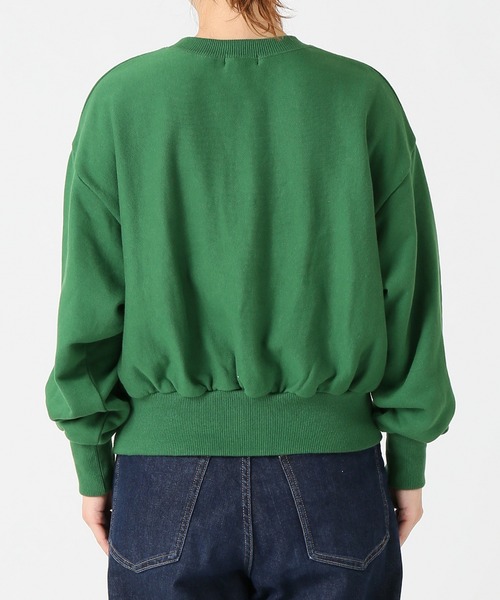 journal standard L'essage（ジャーナルスタンダードレサージュ）の「otonaMUSE*ウラケドルマンクルー◆（スウェット・レディース・ブラック/グリーン/ボルドー・FREE）」の21枚目の写真