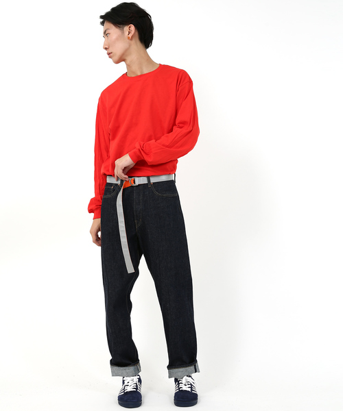 GILDAN（ギルダン）の「GILDAN クルーネック長袖無地Tシャツ（Tシャツ/カットソー・メンズ・チャコールグレー/パープル/ネイビー/グレー/レッド/オリーブ/ナチュラル/ブルー系その他/オレンジ系その他/マルーン/アッシュグレー/ダークグレー/ピンク/ロイヤルブルー/オレンジ/ライトグリーン/サンドベージュ/ホワイト/ブラック・XL/L/M/S）」の21枚目の写真