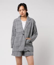 SPIGA | ﾁｪｯｸｽｰﾂｾｯﾄｱｯﾌﾟ(スーツジャケット)