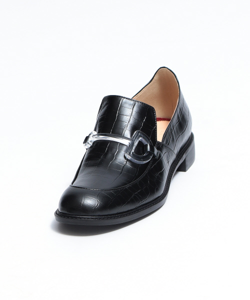 Abahouse Devinette（ドゥヴィネット）の「クリアビットローファー（ローファー・レディース・ブラック・38/37/36）」の3枚目の写真