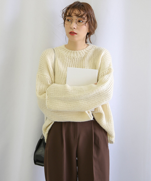 select MOCA（セレクトモカ）の「ベルトセットハイウエストパンツ(フロントホックベルト付きタックパンツ)（その他パンツ・レディース・ブラック/ブラウン・SMALL/MEDIUM）」の9枚目の写真