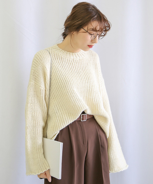 select MOCA（セレクトモカ）の「ベルトセットハイウエストパンツ(フロントホックベルト付きタックパンツ)（その他パンツ・レディース・ブラック/ブラウン・SMALL/MEDIUM）」の4枚目の写真