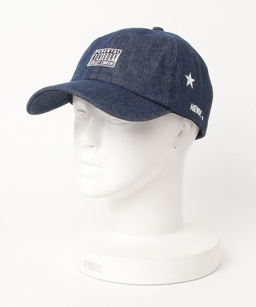 PARKS TOKYO SELECT（パークストウキョウセレクト）の「【PARENTAL ADVISORY】 刺繍ロゴ ローキャップ / ベースボール キャップ（キャップ・メンズ・ブラック/ピンク/インディゴブルー・FREE）」の2枚目の写真