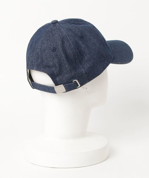 PARKS TOKYO SELECT（パークストウキョウセレクト）の「【PARENTAL ADVISORY】 刺繍ロゴ ローキャップ / ベースボール キャップ（キャップ・メンズ・ブラック/ピンク/インディゴブルー・FREE）」の4枚目の写真