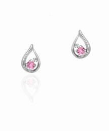 【10月誕生石】K10ホワイトゴールド ピアス