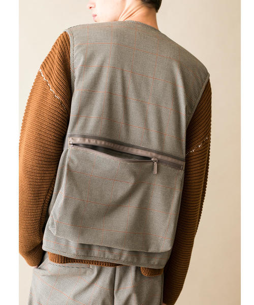 MONKEY TIME(モンキータイム)の「<monkey time> GUNCLUB CHECK MULTI POCKET VEST/ベスト(その他アウター・メンズ・ブラウン・LARGE/MEDIUM)」の7枚目の写真