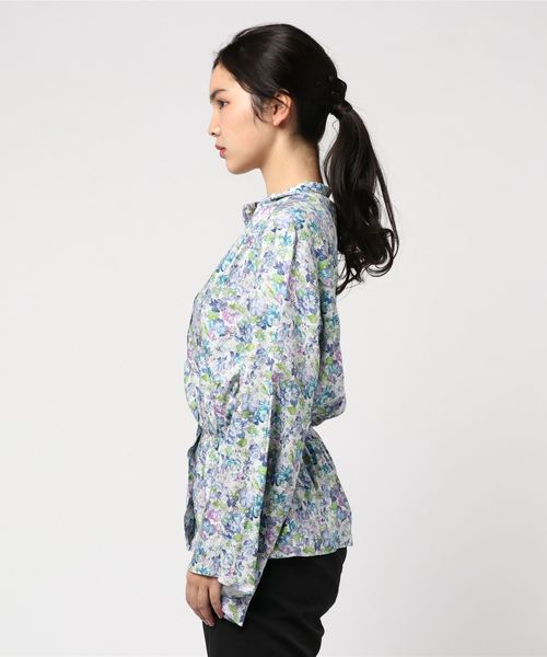 WALK OF SHAME / ウォーク オブ シェイム FLOWER PRINTED BLOUSE フラワープリントブラウス 19WS01SH007B WALK OF SHAME / ウォーク オブ シェイム FLOWER PRINTED BLOUSE フラワープリントブラウス 19WS01SH007B