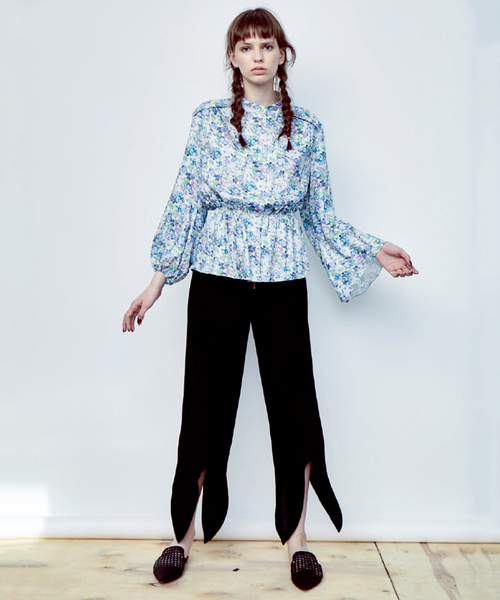 WALK OF SHAME / ウォーク オブ シェイム FLOWER PRINTED BLOUSE フラワープリントブラウス 19WS01SH007B WALK OF SHAME / ウォーク オブ シェイム FLOWER PRINTED BLOUSE フラワープリントブラウス 19WS01SH007B