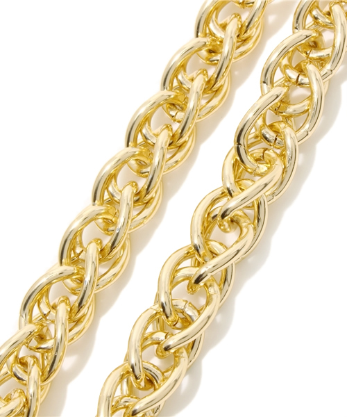 WEGO（ウィゴー）の「WEGO/チェーンネックレス（ネックレス・レディース・ゴールド・FREE）」の4枚目の写真