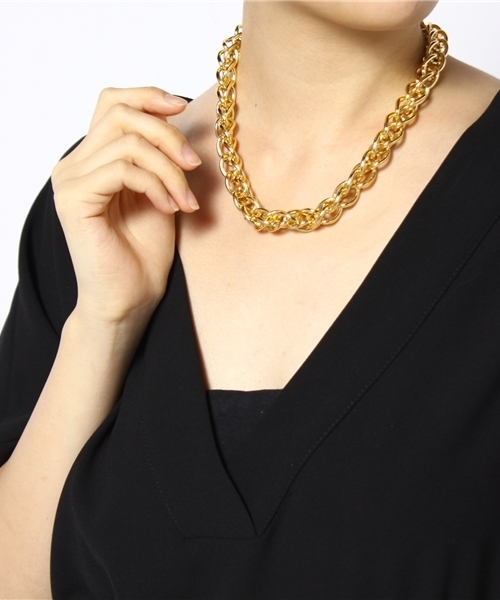 WEGO（ウィゴー）の「WEGO/チェーンネックレス（ネックレス・レディース・ゴールド・FREE）」の2枚目の写真